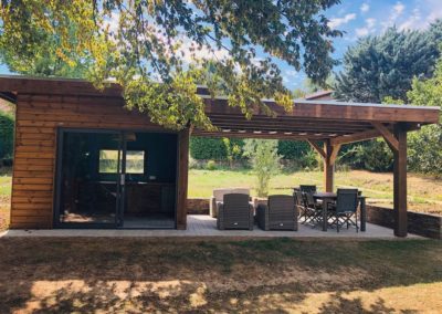 Pool house rénovée